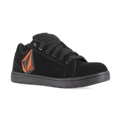 VOLCOM WORKWEAR Men's Stone Skate Inspired Composite Toe ESD Work Shoe Black/Red - VM30471