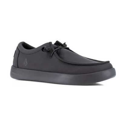 VOLCOM WORKWEAR Men's Chill Skate Inspired Soft Toe EH Water-Resistant Work Shoe Black - VM30814