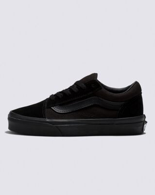 VANS Kids' Old Skool Shoe Black/Black - VN000W9TENR