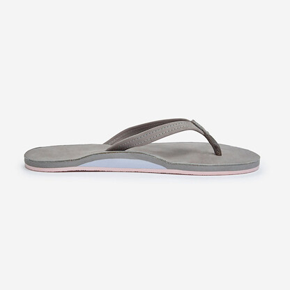 Hari Mari Women's Fields Flip Flop Light Gray/Blush - 2800-227