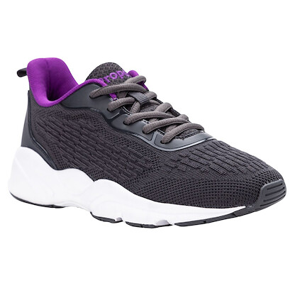 Propet Women's Stability Strive Walking Shoe Grey/Purple - WAA212MGRP