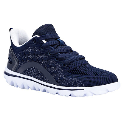 Propet Women's TravelActiv™ Axial Walking Shoe Navy/White - WAT092MNWH
