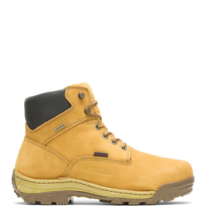 WOLVERINE Men's Dublin 6" Waterproof Insulated Soft Toe Work Boot Wheat - W04780