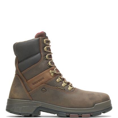 WOLVERINE Men's Cabor EPX® 8" Waterproof Composite Toe Work Boot Dark Brown - W10316