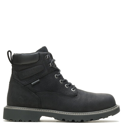 WOLVERINE Women's Floorhand  6" Steel Toe Work Boot Black - W201153