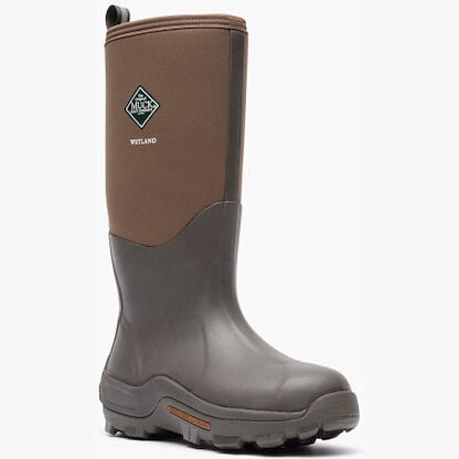 Muck Boot Company Men's Wetland Waterproof Boot Brown - WET998K