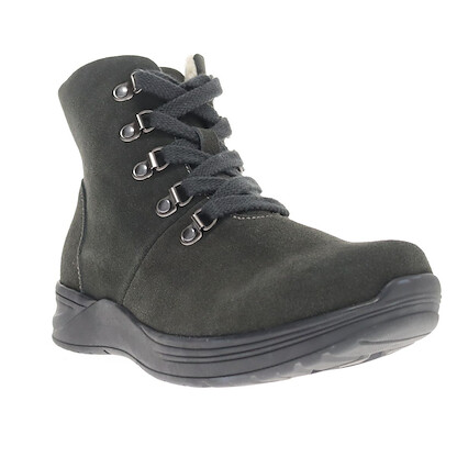 Propet Women's Demi Ankle Boot Grey Suede - WFA016SGRY