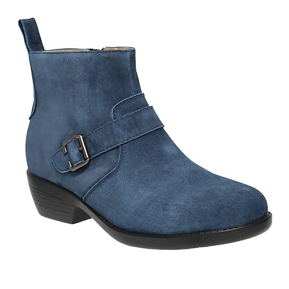 Propet Women's Memphis Ankle Boot Navy Suede - WFX245SNVY