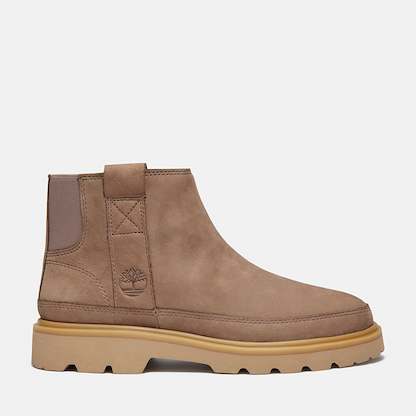 Timberland Women's Rowan Way Pull-On Boot Taupe Nubuck - TB0A43V8EN5