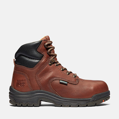 Timberland PRO Women's 6" TiTAN Alloy Toe Waterproof Work Boot Brown - TB153359242