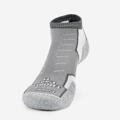 Thorlo Unisex Experia TECHFIT Light Cushion Low-Cut Socks Grey - XCCU-194