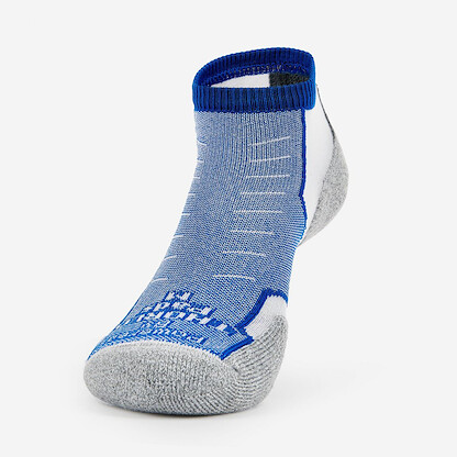 Thorlo Unisex Experia TECHFIT Light Cushion Low Cut Socks Royal Blue - XCCU-201