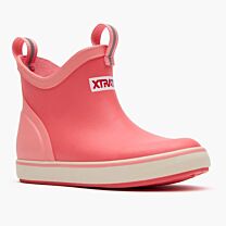 XTRATUF Unisex Little Kids Ankle Deck Boot Coral - XKAB401C