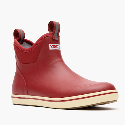 XTRATUF Men's Ankle Deck Boot Rust-Red - XMAB602