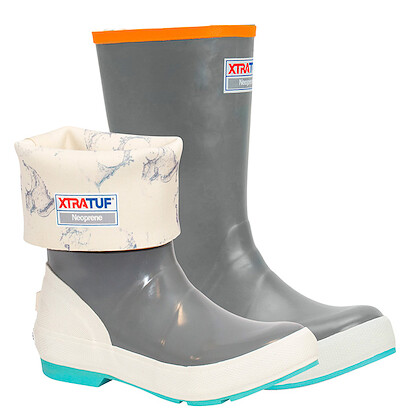 XTRATUF Women's 12" Legacy Soft Toe Waterproof Work Boot Grey - XWLM100