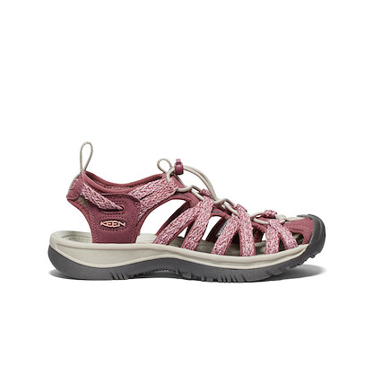KEEN Women's Whisper Closed Toe Sandal Rose Brown/Peach Parfait - 1028816