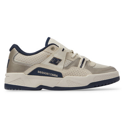 DC Shoes Women's Construct Skate Shoes White/White/Champagne - ADJS100172-WWN