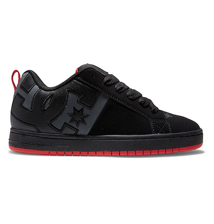 DC Shoes Men's Court Graffik SQ Shoes Black/Grey/Red - ADYS100442-BYR