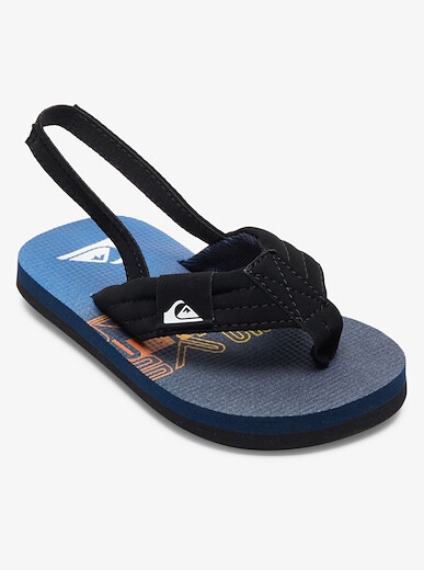 Quiksilver Toddlers' Molokai Layback Flip Flop Sandals Blue 3 - AQTL100066-BYJ3