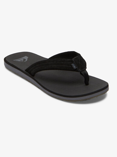 Quiksilver Men's Carver Suede Core 3 Sandal Grey - AQYL101323_M-SYJ1