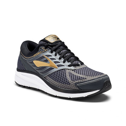 Brooks Men's Addiction 13 Running Shoe Black/Ebony/Metallic Gold - 110261-091