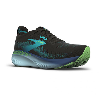Brooks Men’s Adrenaline GTS 25 Running Shoes Black/Ipanema/Mint - 110454-055
