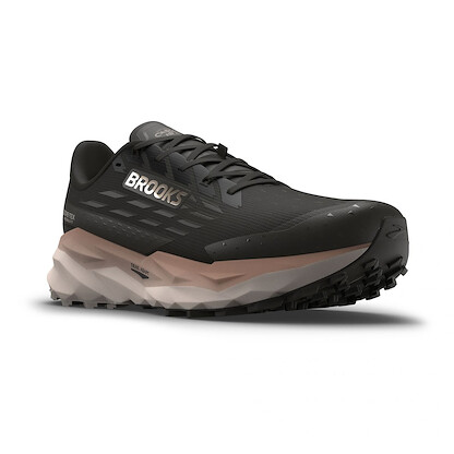 Brooks Men’s Cascadia 19 GTX Waterproof Trail Running Shoe Black/Ebony/Chateau Gray - 110456-065