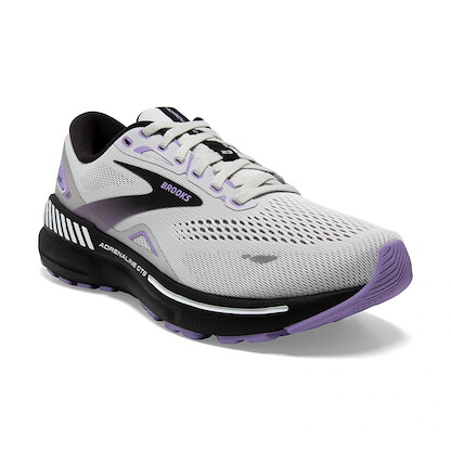 Brooks Women's Adrenaline GTS 23 Grey/Black/Purple - 120381-039