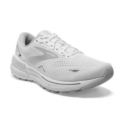 Brooks Women's Adrenaline GTS 23 White/Oyster/Silver - 120381-104