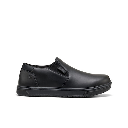 KEEN Utility Women's Kenton Slip On WTX SR HR Soft Toe Work Shoe Black/Black - 1031466