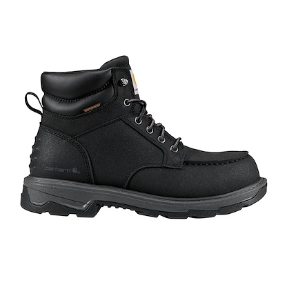 Carhartt Men's Hamilton 6" Waterproof composite Moc Toe Work Boot Bison Brown - FL6334-M