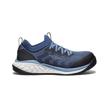 KEEN Utility Women's Arvada Shift ESD Work Carbon-Fiber Toe Athletic Work Shoe Vintage Indigo/Faded Denim - 1029030