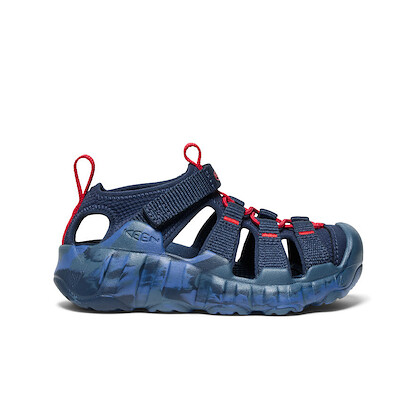 KEEN Unisex Little Kids' Hyperport H2 Sandal Naval Academy/Red Carpet - 1030835