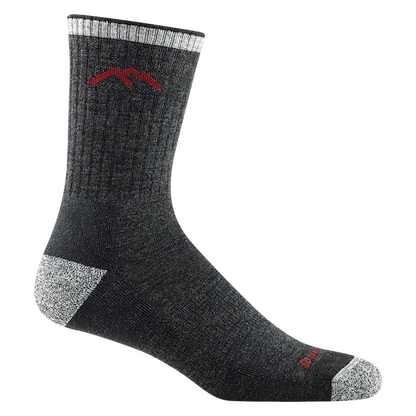 Darn Tough Men's Hiker Micro Crew Midweight with Cushion Hiking Sock Black - 1466-BLACK