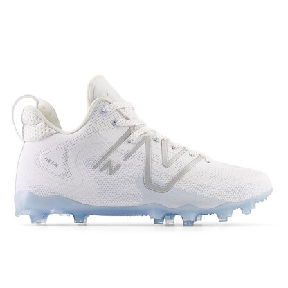 New Balance Unisex FreezeLX v4 Lacrosse Shoe White - FREEZWT4