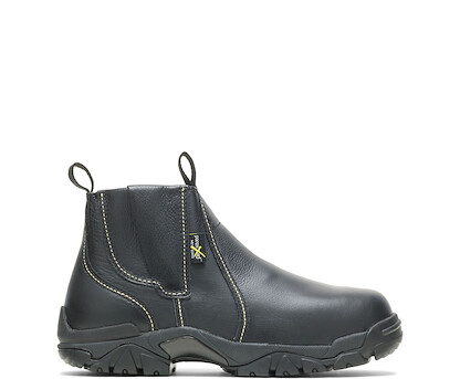 HYTEST Apex Metatarsal Guard Steel Toe 6" Slip On Work Boot Black - K13200