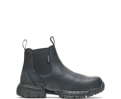 HYTEST Men's FootRests® 2.0 Zone Nano Toe Waterproof Chelsea Work Boot Black - K23800