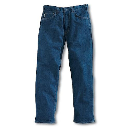 Carhartt Workwear Men's Flame Resistant Relaxed Fit Denim Jean Work Pants Blue - FRB150