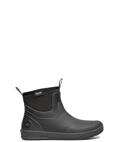 BOGS Men's Rockaway Seamless Chelsea Rain Boot Black Multi - 73470-009