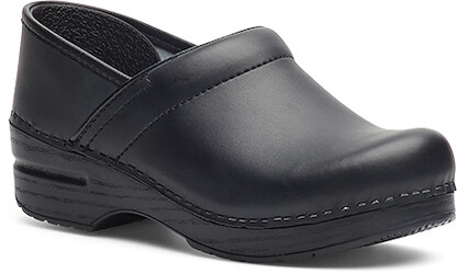 Dansko Women's Professional Wide Clog Black Box Leather - 099020202