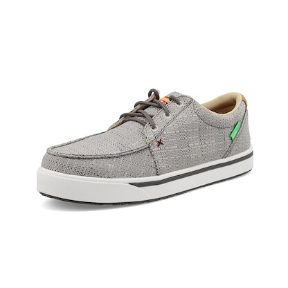 Twisted X Men's Work Kicks Nano Composite Toe Work Shoe Light Grey - MCAN003