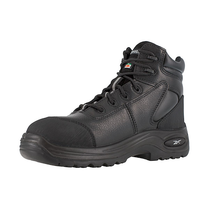 Reebok Work Men's 6" Trainex Composite Toe CSA PR Waterproof Sport Work Boot Black - RB6765