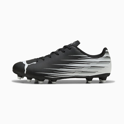 PUMA Men's ATTACANTO II FG/AG Soccer Cleat Black/White - 10849301