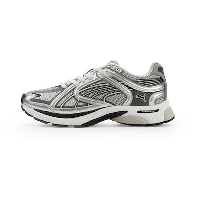 PUMA Men's Skyjet Prisco Running Shoes Silver/Black/GlacialGray - 40793001
