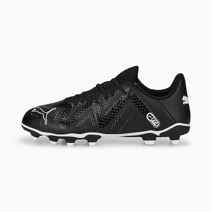 PUMA Unisex Kids' Future Play Jr Firm Ground/Artificial Ground Soccer Cleats Puma Black/Puma White - 10719902