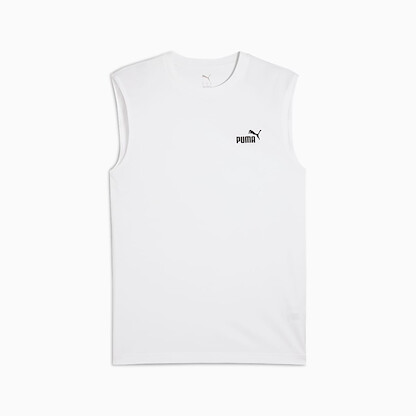 PUMA Men's Essentials Sleeveless T-Shirt Tall Puma White - 68801502
