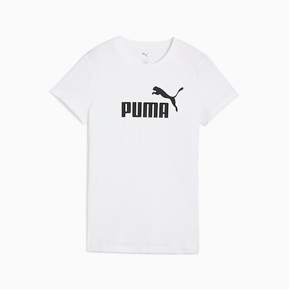 PUMA Women's Essentials Logo T-Shirt Puma White - 68795502
