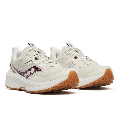 Saucony Women's Excursion TR18 Eggshell/Maroon Trail Running Shoe - S101007-1011
