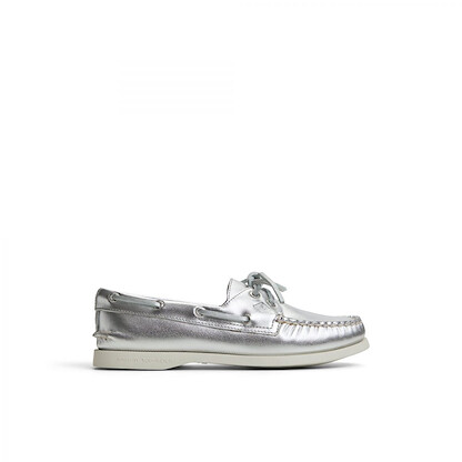 Sperry Women's Authentic Original™ 2 Eye Boat Shoe Silver - 13935823