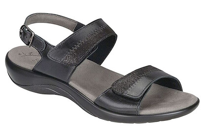 SAS Women's Nudu Heel Strap Sandal Midnight - 2510-350